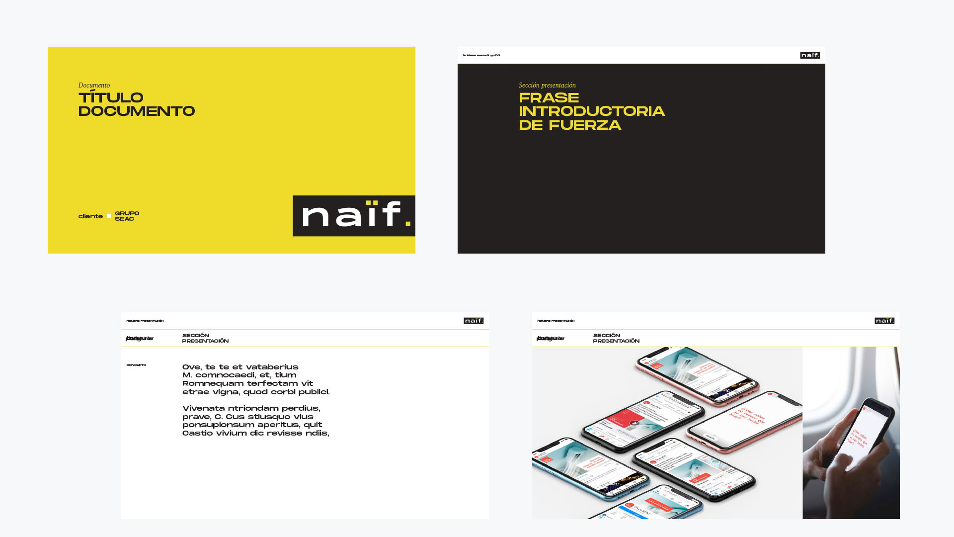 Näif Comunicación - Presentación proyectos